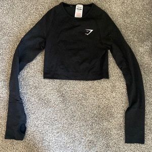 Gymshark long sleeved crop top